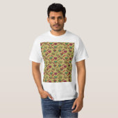T-shirt Modèle floral coloré (Devant entier)