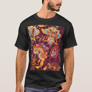 T-shirt Modèle floral de style marguerite coloré