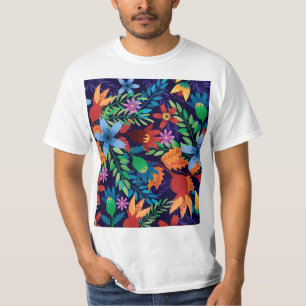 T-shirt Modèle floral exotique coloré-32436