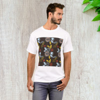 Modèle floral rétro