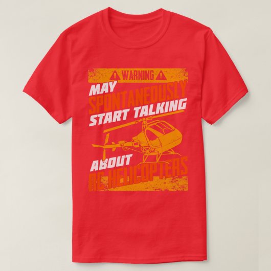 T-shirt Modèle hélicoptère hélicopper RC Copter Pilot Cade (Design devant)