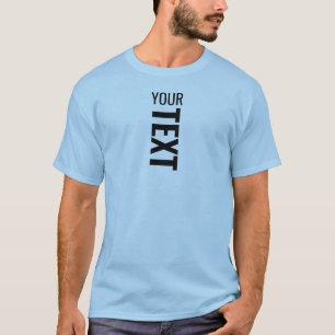 T-shirt Modèle moderne élégant Bleu clair élémentaire masc