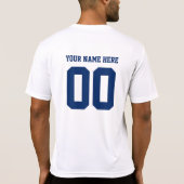 T-shirt Modèle monogramme de l'équipe sportive personnalis (Dos)