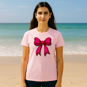 T-shirt Modèle personnalisable Coquette Bow