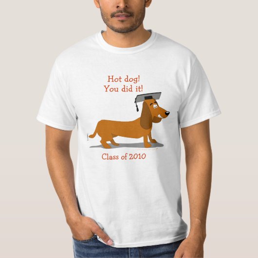 T-shirt Modèle personnalisable d'obtention du diplôme de (Devant)