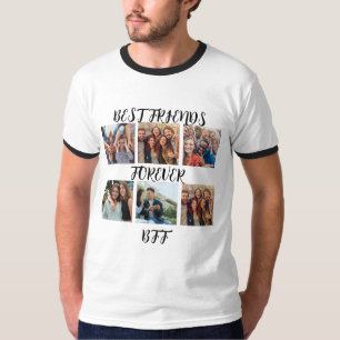 T-shirt Modèle photo personnalisé "Best Friends Forever"
