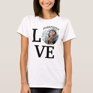 T-shirt modèle photo personnalisé moderne