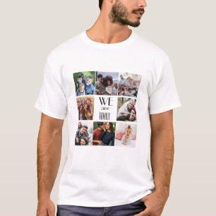 T-shirt Modèle photo personnalisé "We Are Family"