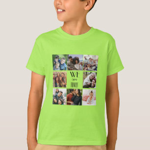T-shirt Modèle photo personnalisé "We Are Family"