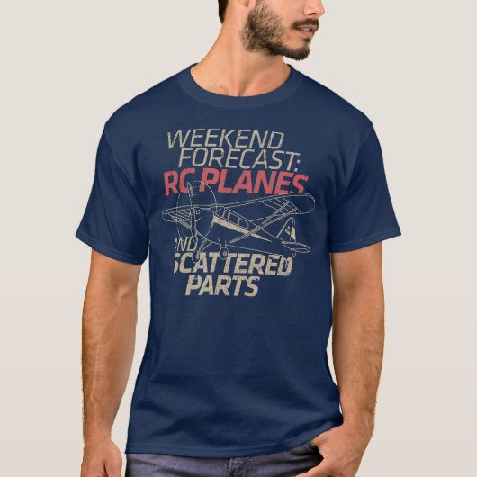 T-shirt Modèle pilote RC de la fin de semaine des cadeaux (Devant)