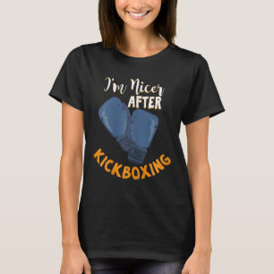 T-shirt Modèle pour une fille de kickboxing Je suis plus g
