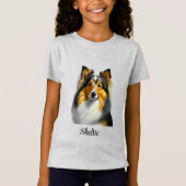 T-Shirt Modèle Sheltie Dog (Devant)