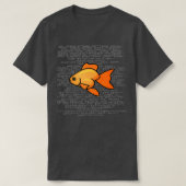 T-shirt Modèle standard de poisson rouge (Design devant)