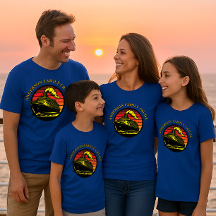 T-shirt Modèle Sunset bateau de croisière et rétro