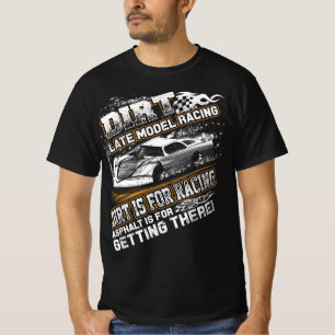 T-shirt Modèle Tard Modifié Dirt Track Racing Dirt Est Pou