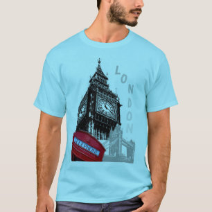 T-shirt Modèle tendance Élégante Pop Art Moderne Londres