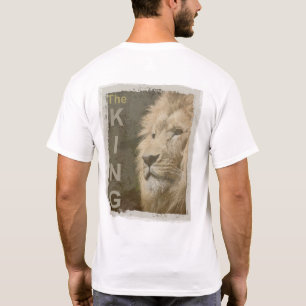 T-shirt Modèle tendance Lion blanc couleur élégante modern