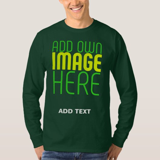 T-SHIRT MODÈLE TEXTE D'IMAGE DE FORÊT PROFONDE MODERNE (Devant)