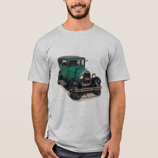 T-shirt Modèle vert chemise (Devant)