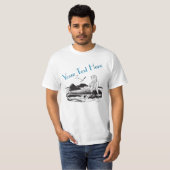 T-shirt Modèle Vintage de Mermaid (Devant entier)