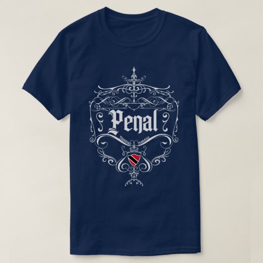 T-shirt Modèle Vintage pénal 1 (Design devant)