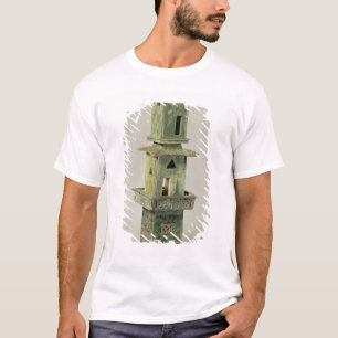 T-shirt Modèle vitré par vert d'une tour