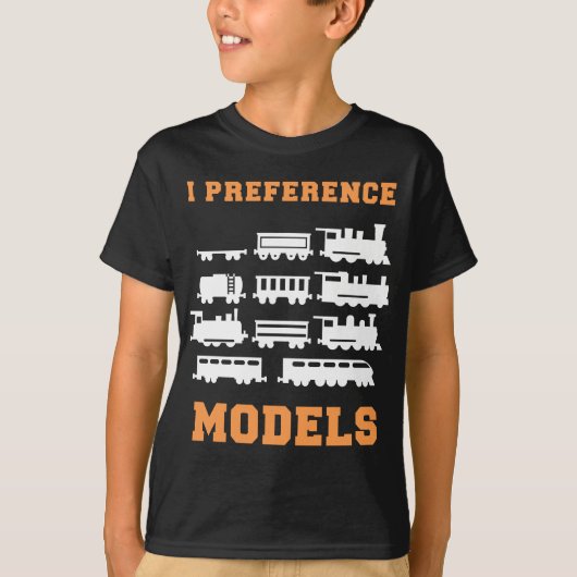 T-shirt Modèles de préférence pour le train ferroviaire Lo (Devant)