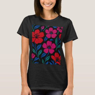 T-shirt Modèles floraux modernes
