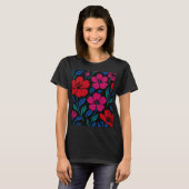 T-shirt Modèles floraux modernes (Devant entier)