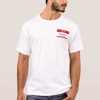 T-shirt Modèles nommés vides d'étiquette