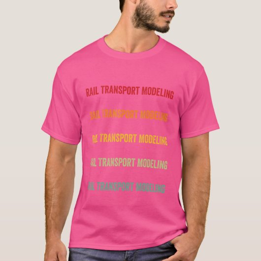 T-shirt Modélisation du transport ferroviaire Modélisation (Devant)