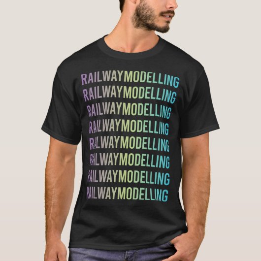 T-shirt Modélisation ferroviaire Modélisme ferroviaire Tra (Devant)