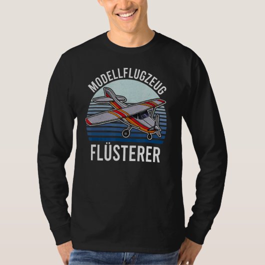 T-shirt Modellflugzeug Rc Plan Hobby Modellbauer 2 (Devant)