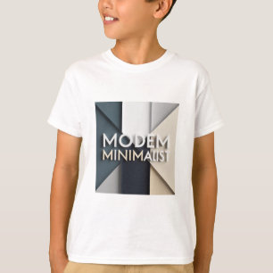 T-shirt Modem Minimalist