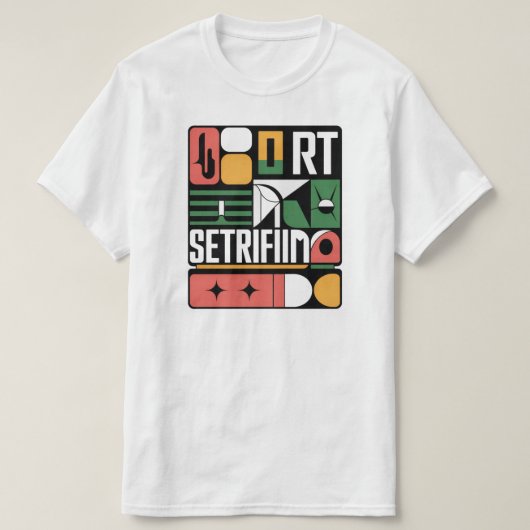 T-shirt modern  (Design devant)
