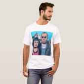 T-shirt Modern American Gothic Art - Grant Woods Inspired (Devant entier)