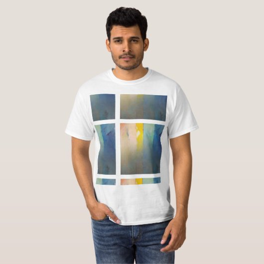 T-shirt Modern Art Shirt – Colorful Windows (Devant entier)
