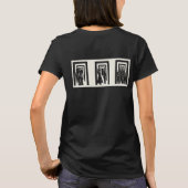 T-shirt Modern Black Silhouette Unity Design W (Dos)