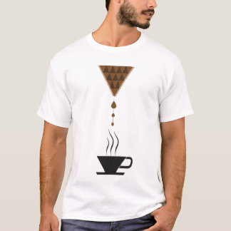 T-shirt Modern Brew | Geometric Minimalist Pour Over Coffe