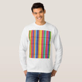 T-shirt Modern Colorful Abstract Pattern Hoodie on White (Devant entier)