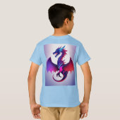 T-shirt "Modern Dragon Emblem" conçu (Dos entier)