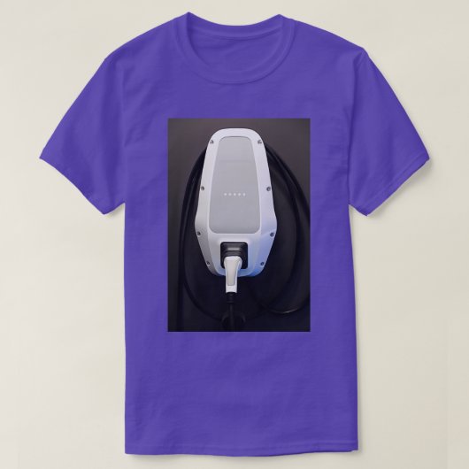 T-shirt modern electrical fast charger for the electrical  (Design devant)