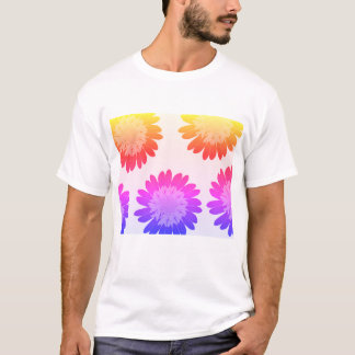 T-shirt Modern Floral Geometry – Elegant Botanical Pattern