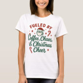 T-shirt Modern Funny Christmas Typography Art (Devant)