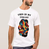 T-shirt Modern Geometric Art – Playful Abstract with Wit (Devant)
