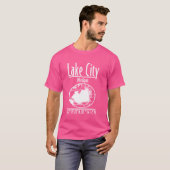 T-shirt Modern Lake City - Michigan (Devant entier)