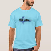 T-shirt Modern Love Finlande Drapeau Helsinki Souvenir (Devant)