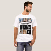 T-shirt Modern Married for Life 5 Photo Collage (Devant entier)
