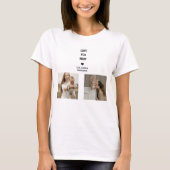 T-shirt Modern Personalized Photo Gift for Mom (Devant)