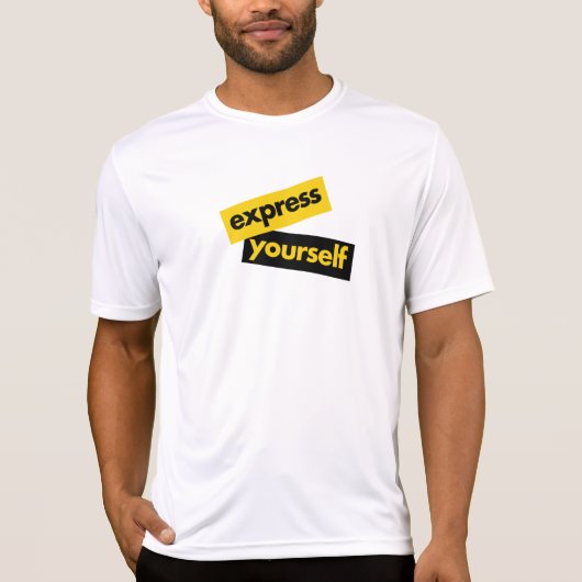 T-shirt Modern, vibrant, bold graphic of Express Yourself (Devant)